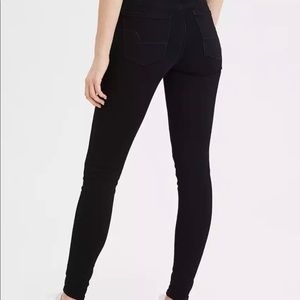 American Eagle Size 18 Black High-Rise Jegging
